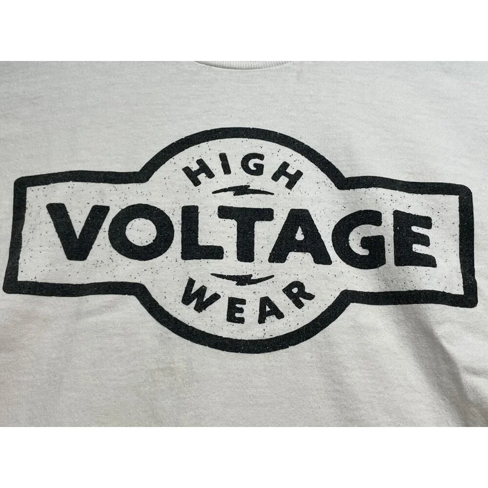 High Voltage Wear shirt mens XL short sleeve Union Made USA set of 2 Bayside - Picture 12 of 16